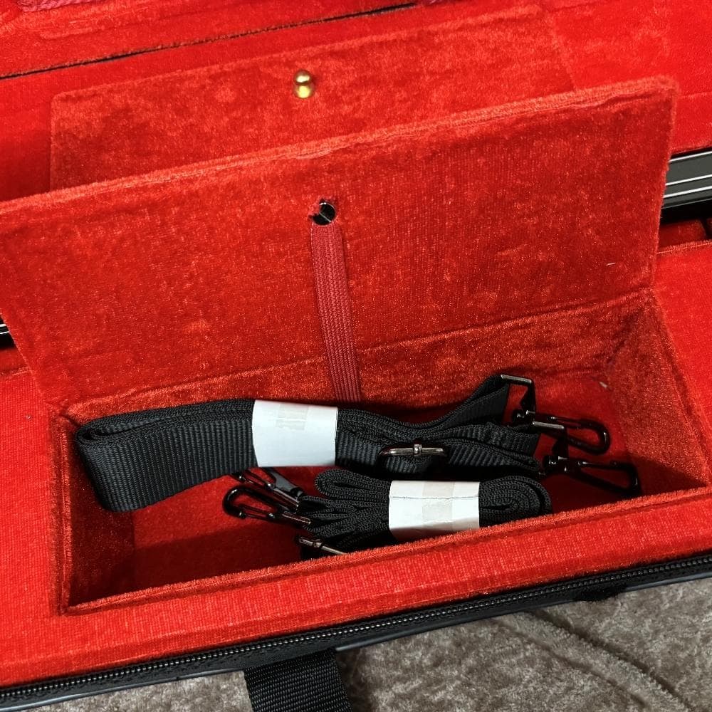 美品 沖縄 三線 初心者向け 人工皮革 ケース付