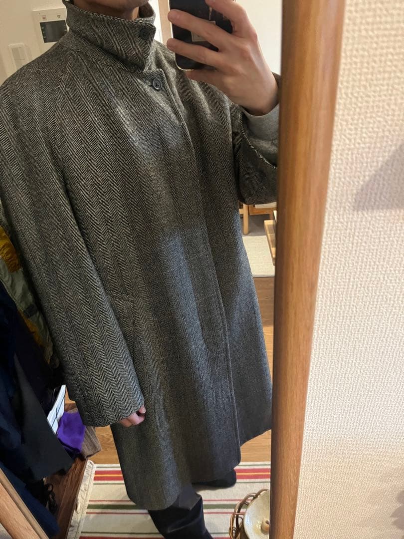 格安！着画あり★美品80s90s Burberrys ウールカシミヤ コート