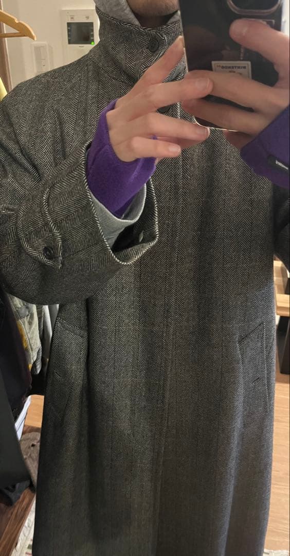 格安！着画あり★美品80s90s Burberrys ウールカシミヤ コート