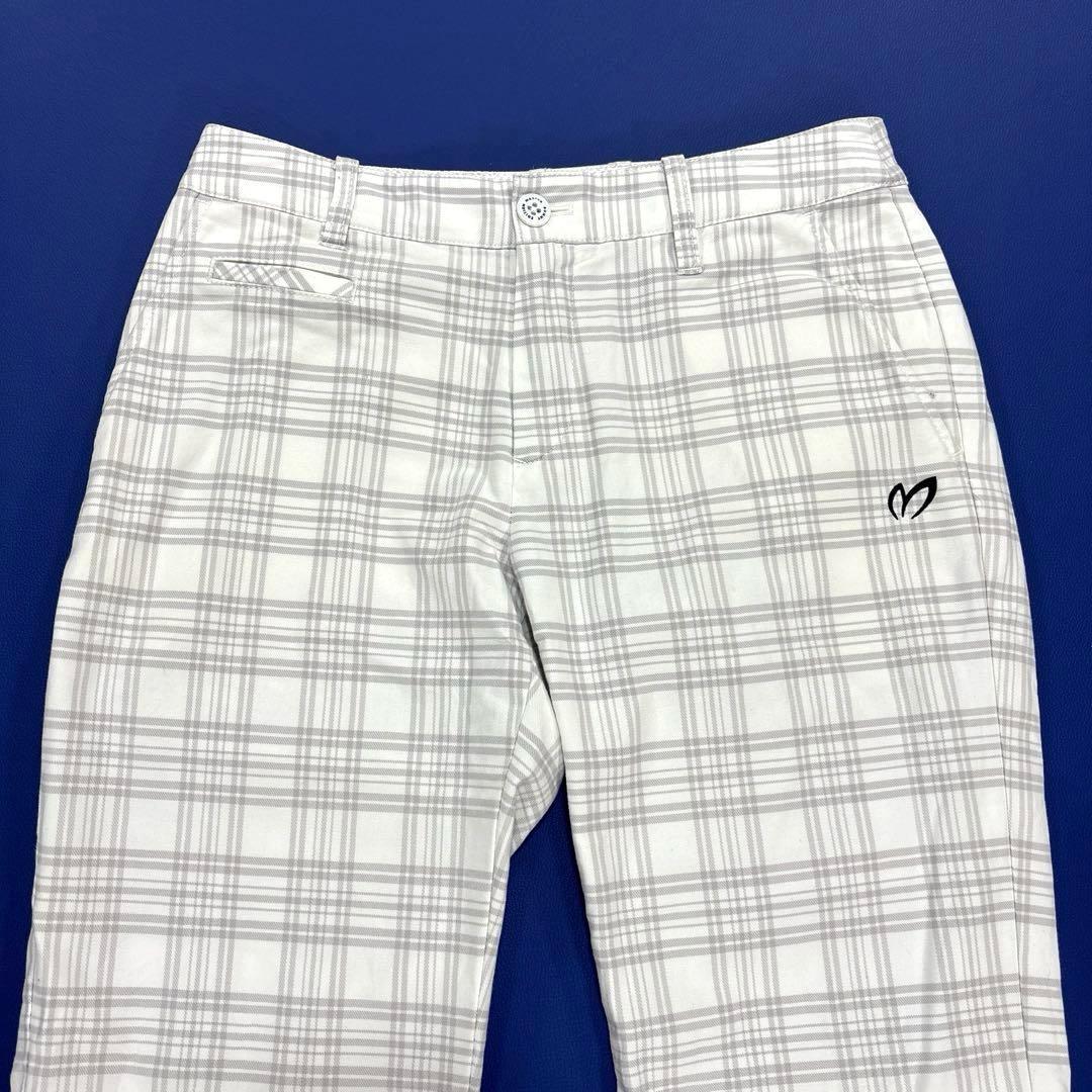 マスターバニーエディション 0/S ロングパンツ ホワイト系 チェック柄