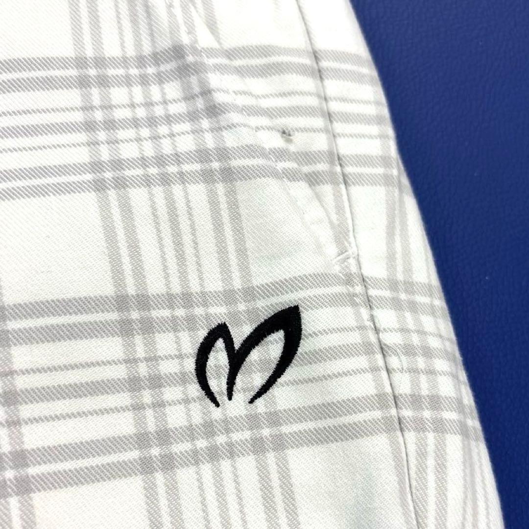 マスターバニーエディション 0/S ロングパンツ ホワイト系 チェック柄