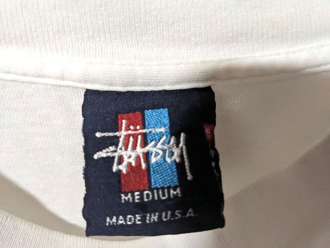 【名作】OLD STUSSY おじさん T SHIRT Ｍ