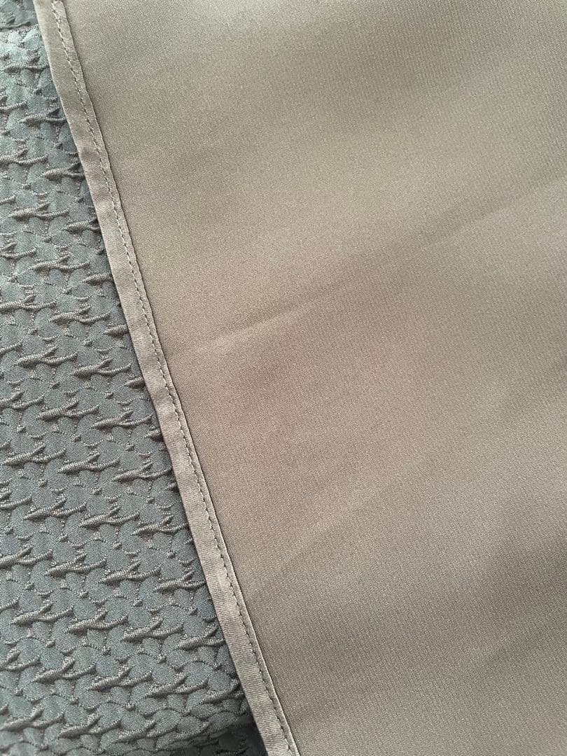 ブルレア Bluelea ジャガードスカート/チャコールグレー 38