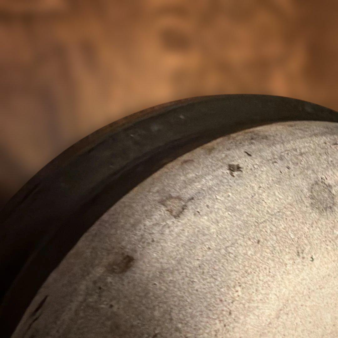 【友野】中垣連次 美濃焼 黒織部 手造り土鍋 逸品作