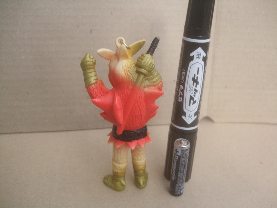 変身忍者嵐☆ミニソフビ☆ペンダントチェーン欠品