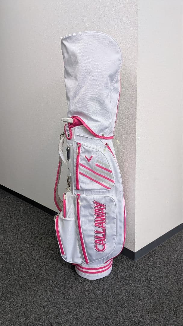 CALLAWAY キャディバッグ ホワイト/ピンク レディース