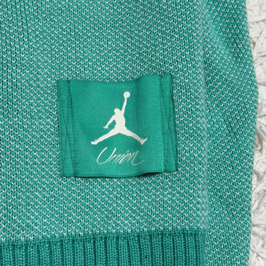 14968✨ジョーダン ユニオン コラボ ニットセーター グリーン 2XL