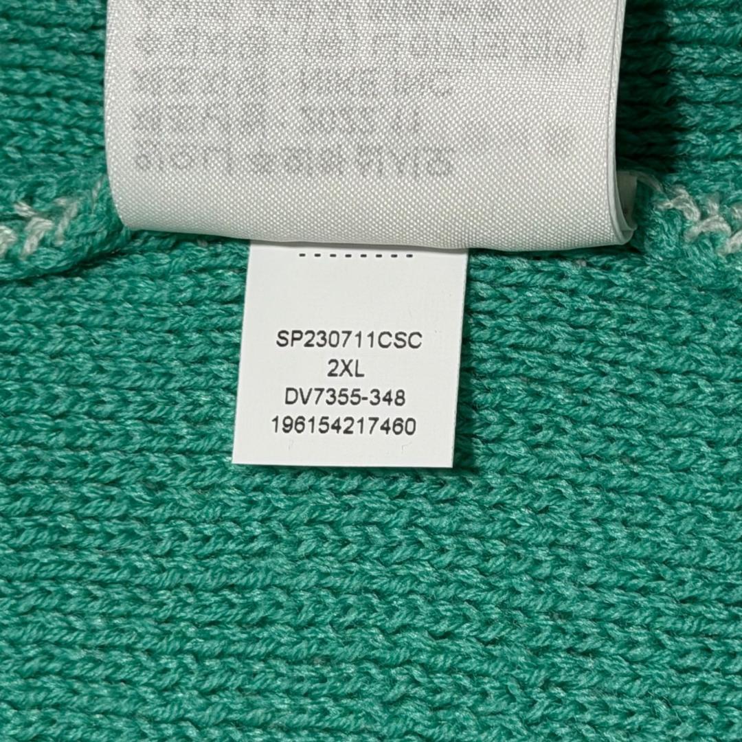 14968✨ジョーダン ユニオン コラボ ニットセーター グリーン 2XL