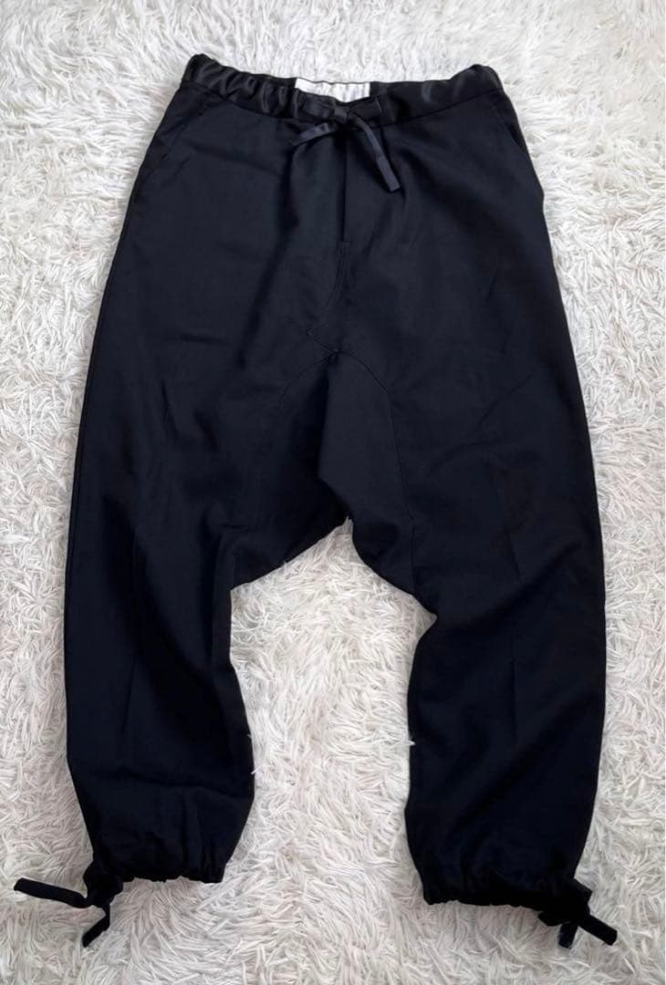 【値下げ】GANRYU コムデギャルソン　ウールギャバ サルエル パンツ