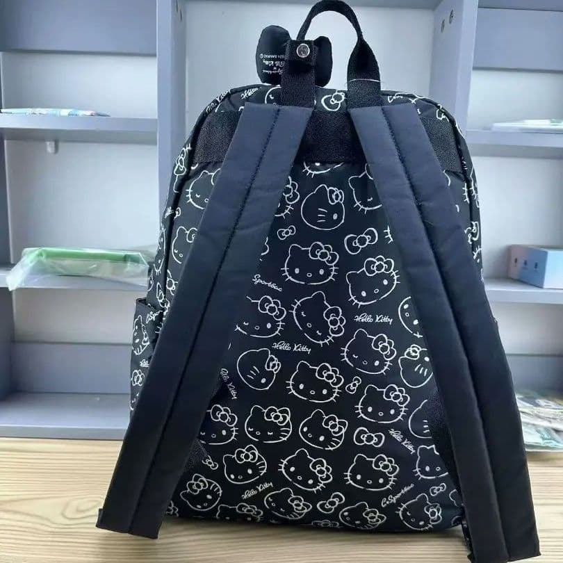 新品 レスポートサック ハローキティ ブラック リュック リボン結び 50周年