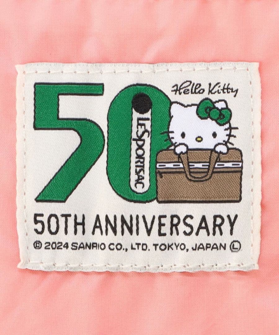 新品 レスポートサック ハローキティ ブラック リュック リボン結び 50周年