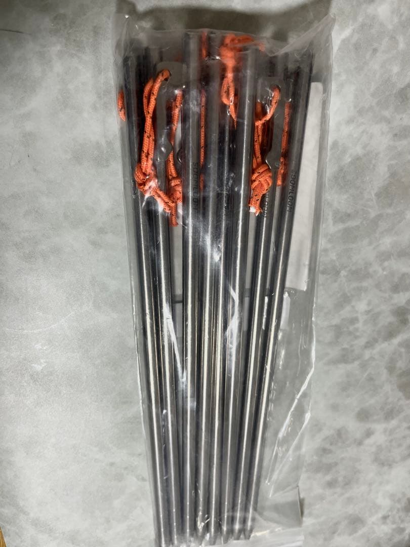Soomloom チタンペグ 30cm × 24本 スームルームチタン製ペグ