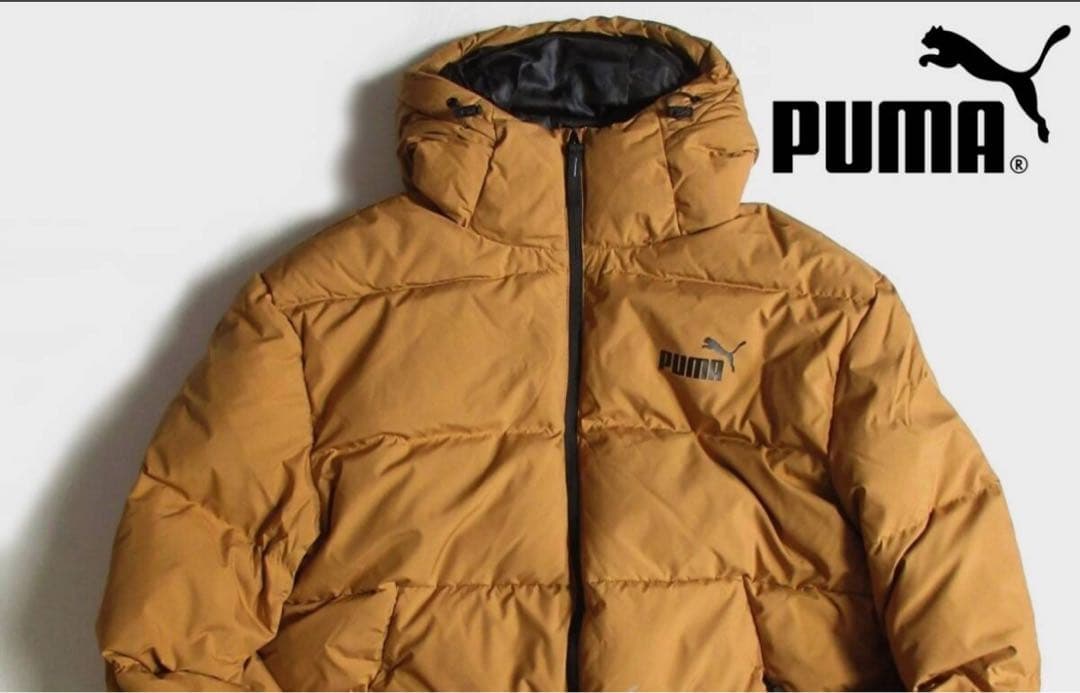 新品未使用PUMA warmCELL フーデッドダウン パッファー S キャメル