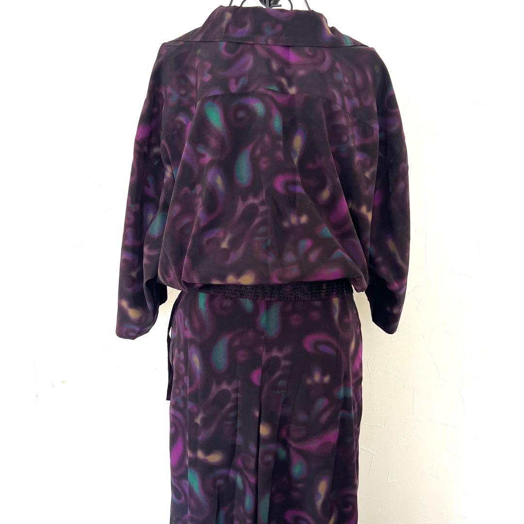 Yohji Yamamoto ヨウジヤマモト 派手柄　セットアップ　レディース