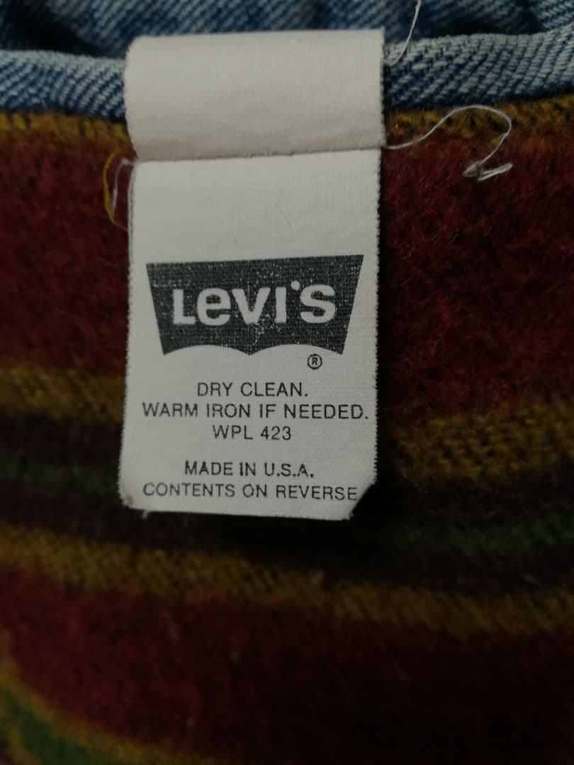 リーバイス 70617-4891デニムジャケット90sUSA 製