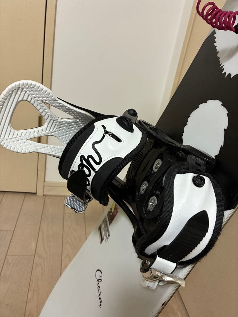 Spoon Charm スノーボード ビンディング リッシュコード付き130cm