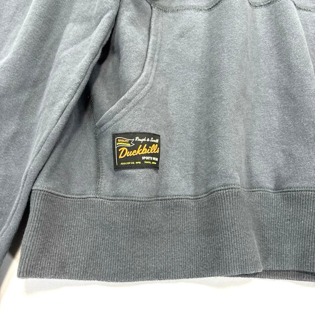 ラフアンドスウェル　フード　パーカー　プルオーバー　スウェット　グレー系　M