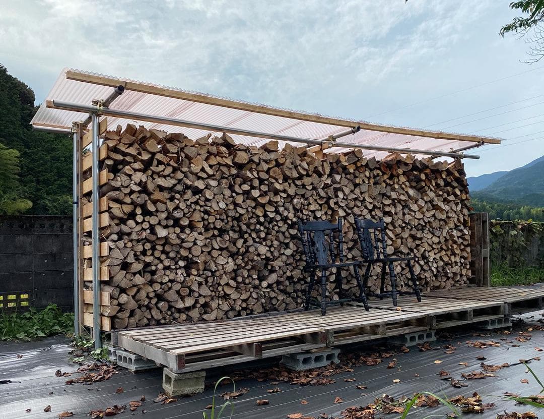 超激安！薪ストーブ用薪 広葉樹ミックス １㎥ お早めに！
