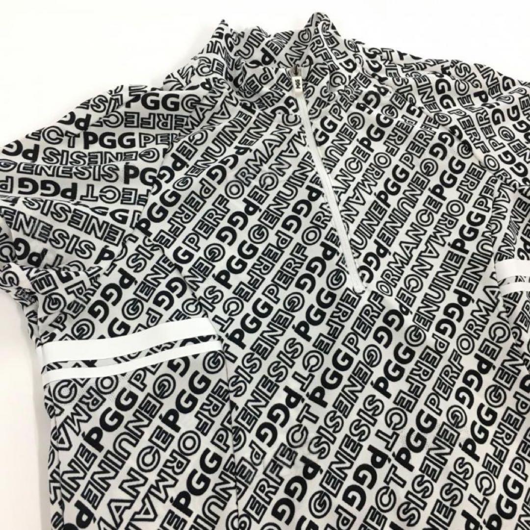 パーリーゲイツワンピース サイズ1 ピージージー　PGGパイルメッシュワンピース