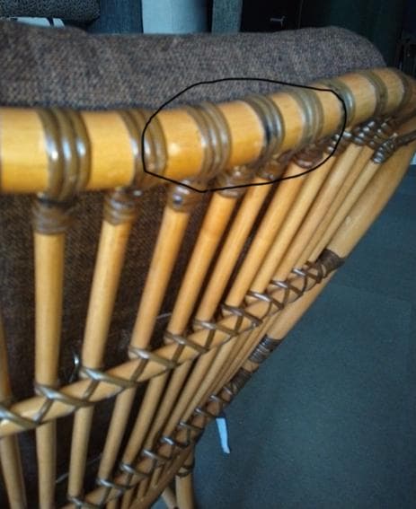 し*ら様 【アウトレット】【傷物】 カザマ 　ノーバ　ハイバックチェア　ラタン家