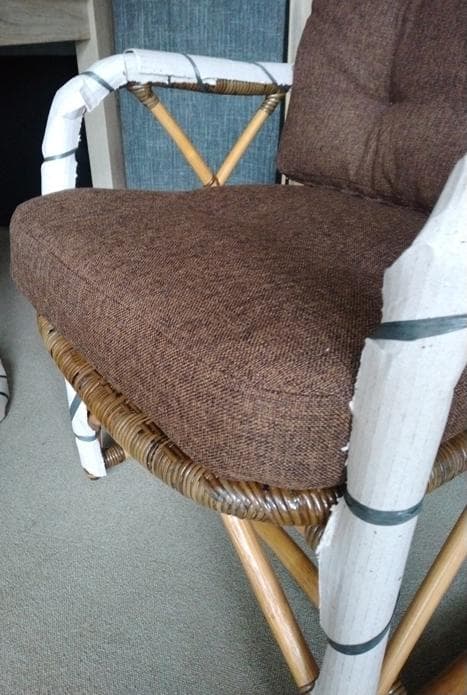 し*ら様 【アウトレット】【傷物】 カザマ 　ノーバ　ハイバックチェア　ラタン家