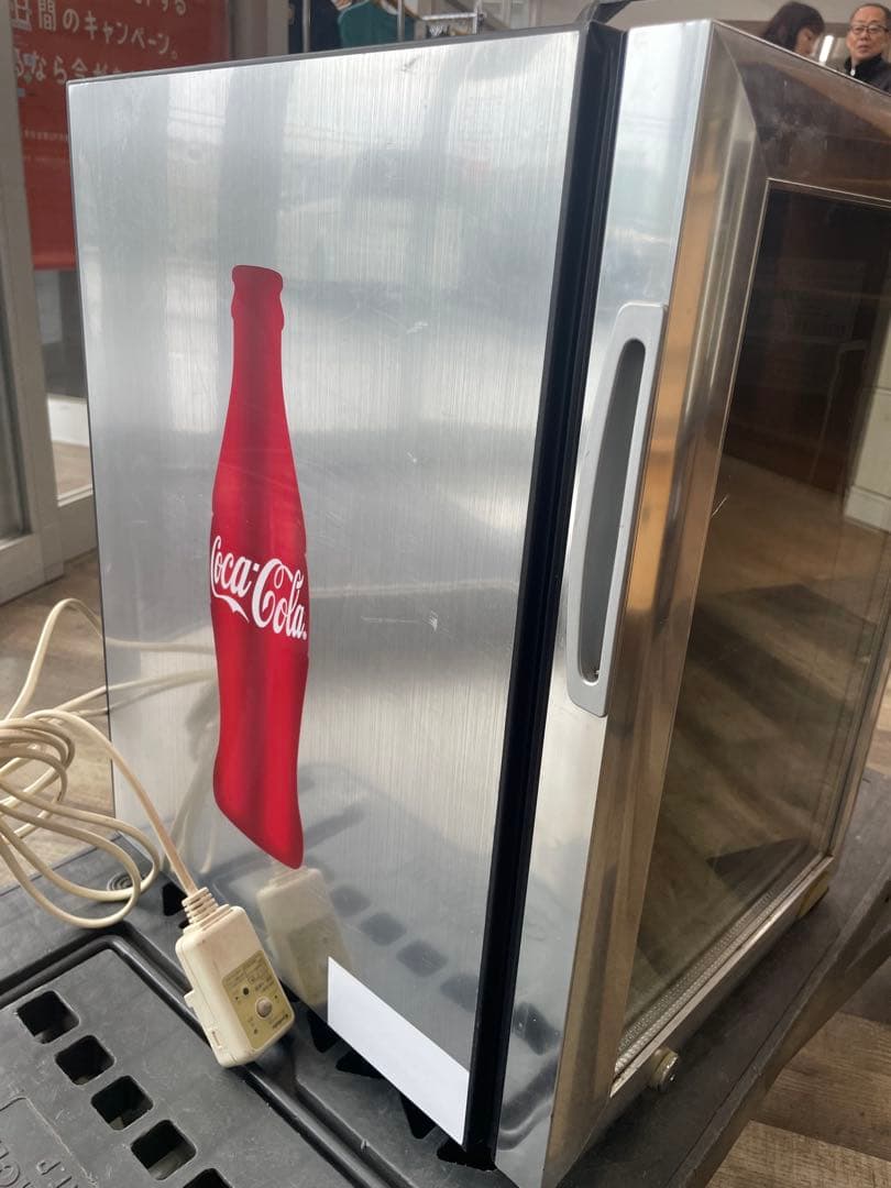 激レア】【早い者勝ち】コカコーラ Coca-Cola 冷蔵庫 シルバー - メルカリ