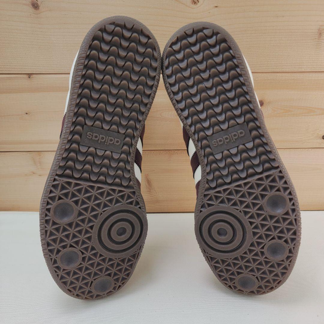 アディダス サンバ OG エミ別注 オフホワイト/マルーン 22cm