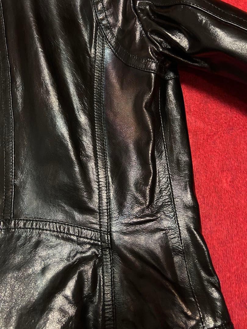 D&G ドルガバ ライダース ラムレザージャケット