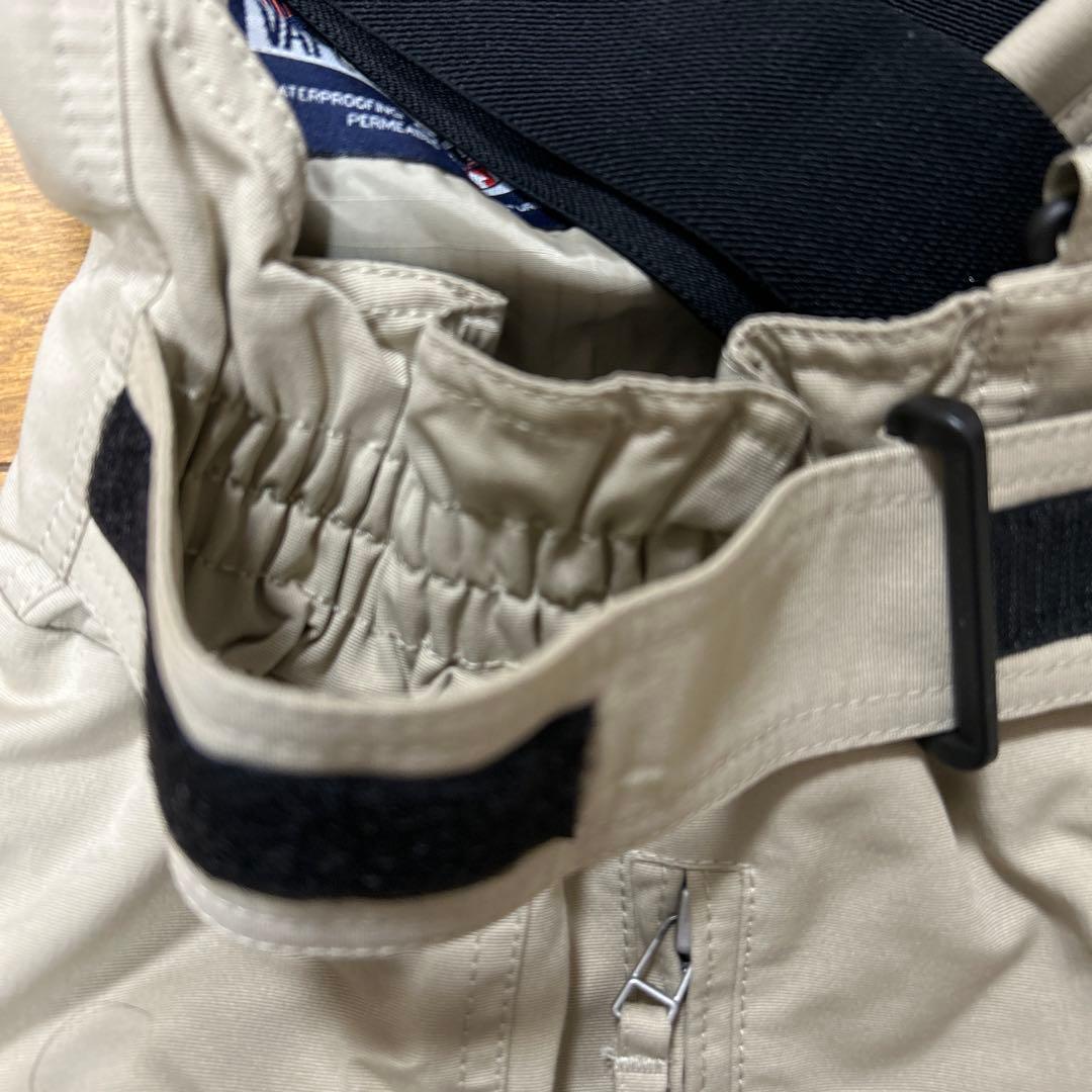 アシックス・minus twenty スノボ　スキーウェア　メンズ　ベージュ