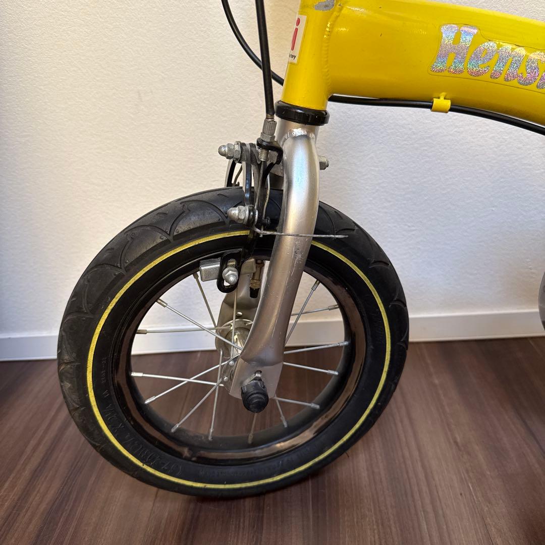 美品 ヘンシンバイク イエロー 黄 Henshinバイク 動作確認済み