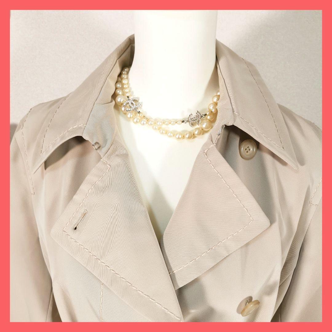 はわい８０８! マックスマーラMaxMara高級シルバータグトレンチコート