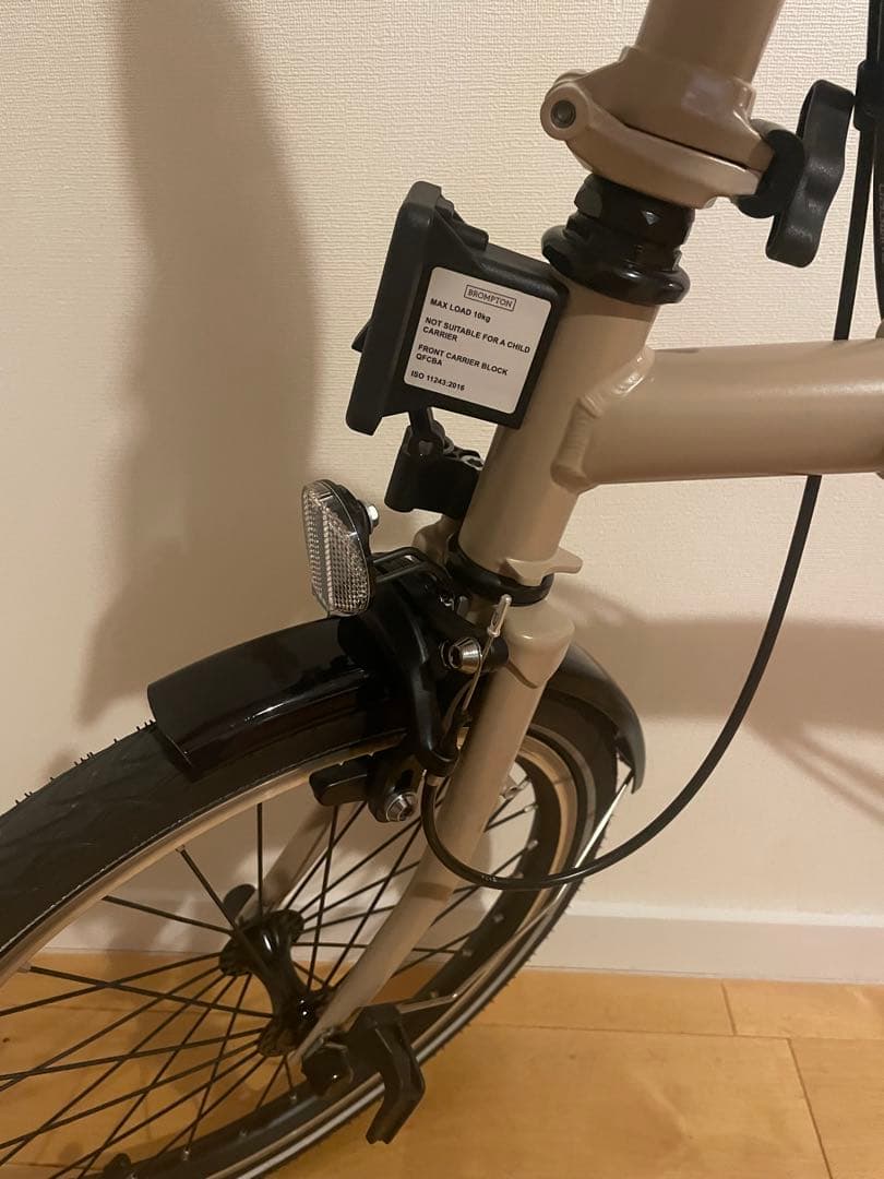 BROMPTON 2024年モデル S6L デューンサンド ブルックスのサドル付