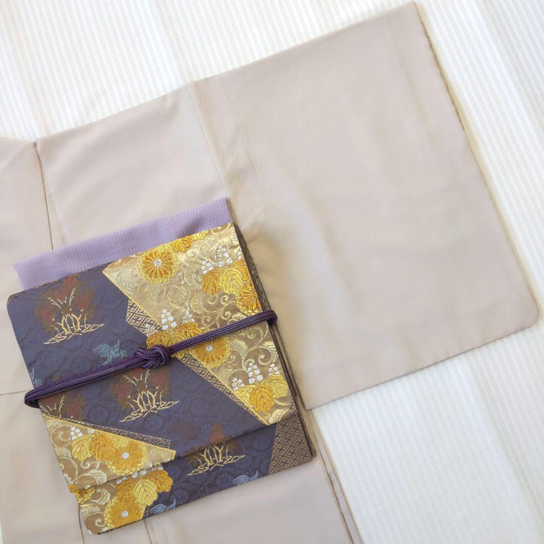 袋帯】灰紫の気品＊有職文様がずらり並ぶ“雅の世界｜裂