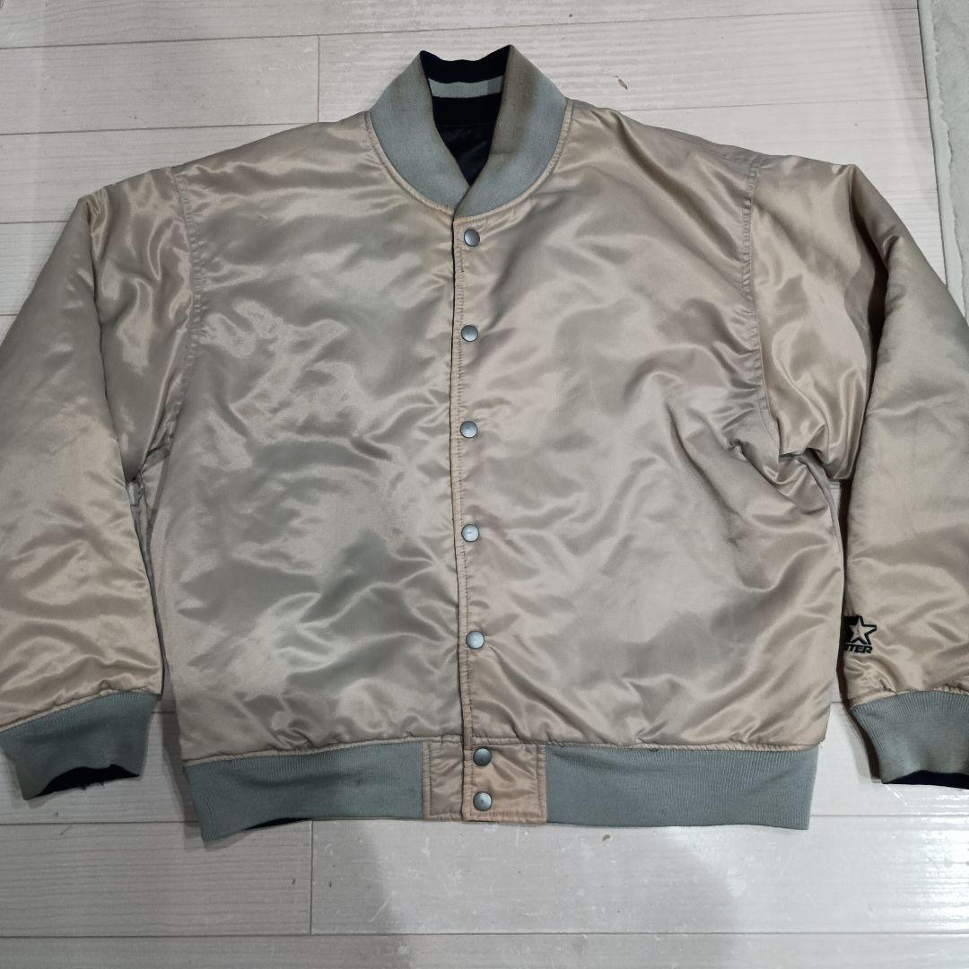 レイダース　リバーシブルスタジャン　スターター製80s90s　RAIDERS