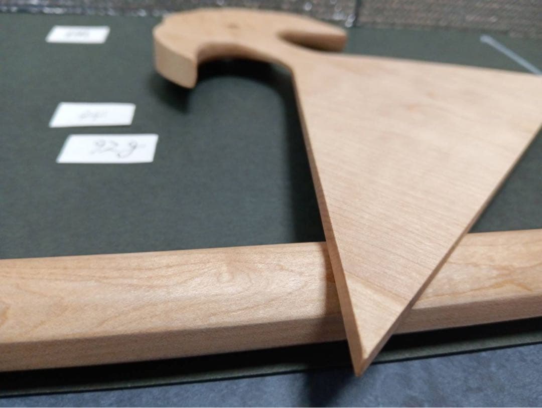 ㊹薩摩琵琶用 撥・楓（26.4cm）