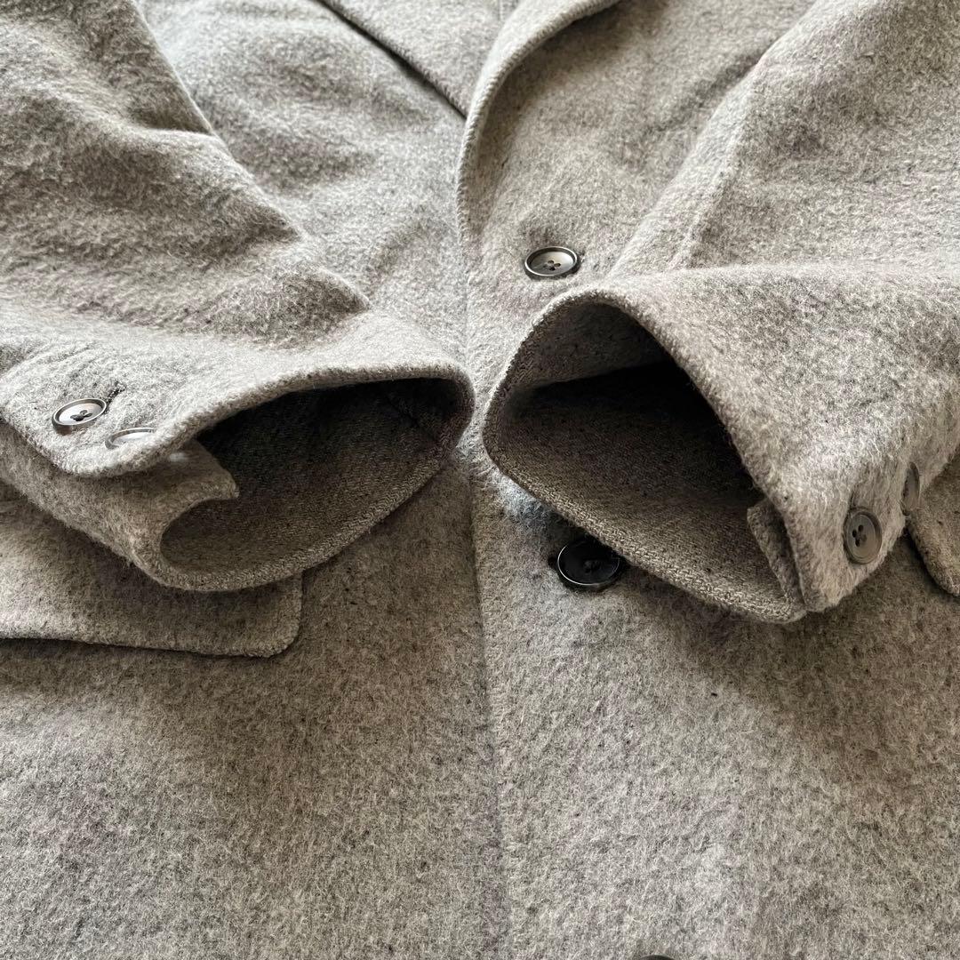 MUJI Labo カシミヤ混　チェスターコート グレー 24AW