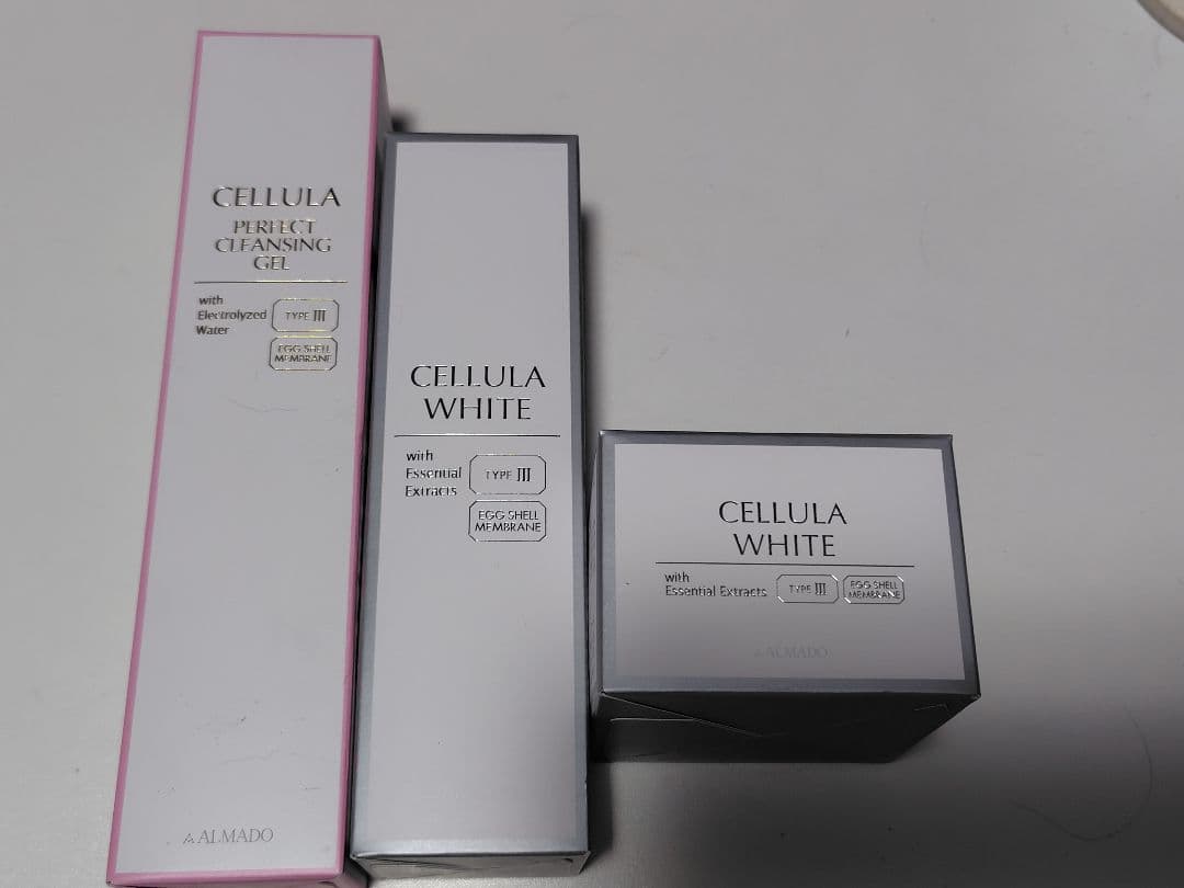 【新品未開封】チェルラーホワイト　クレンジング、化粧水、クリーム 3点セット