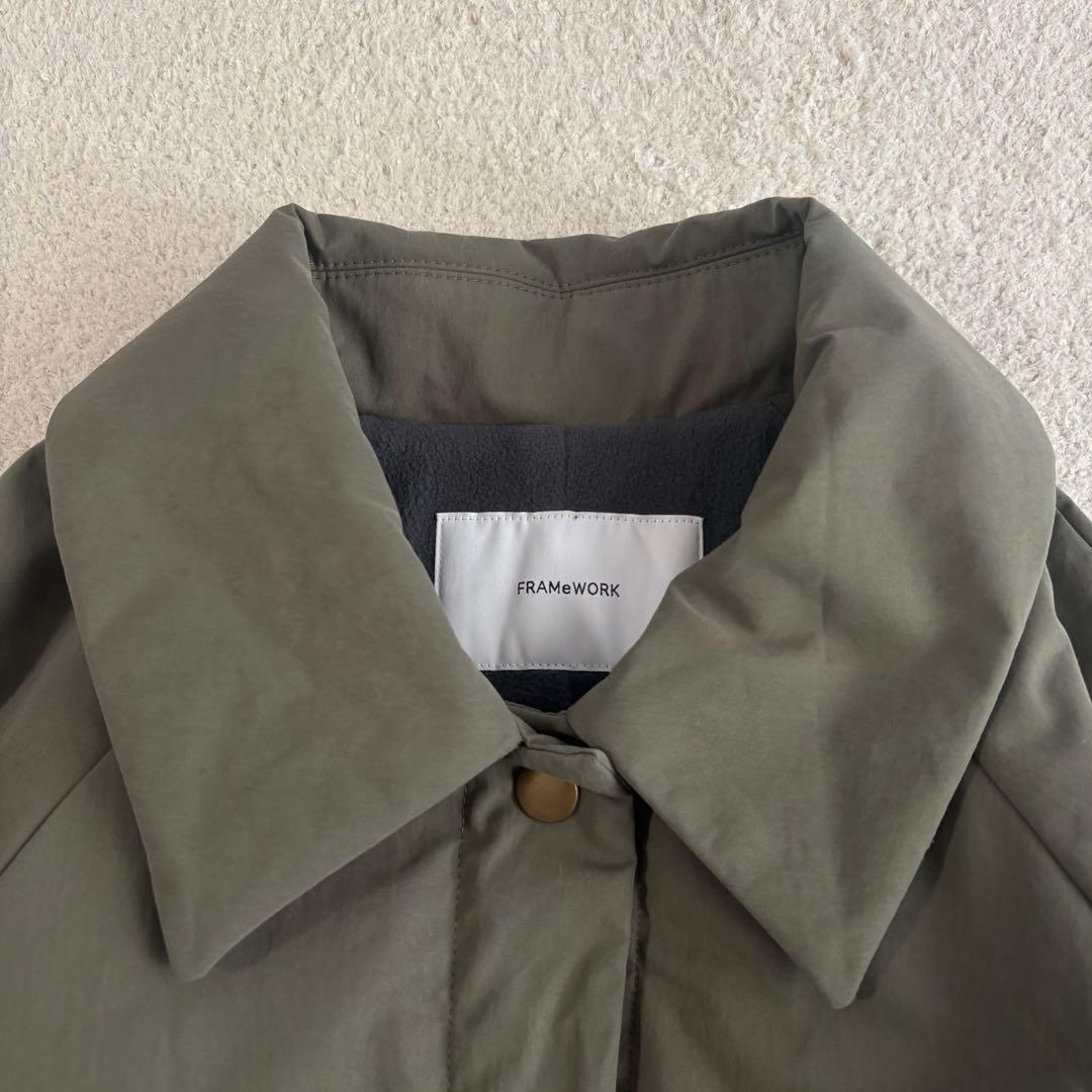 FRAMeWORK パファーステンカラーコート 36 中綿コート　フレームワーク
