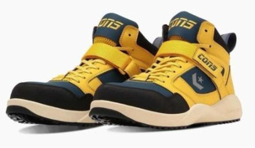 値下げ　CONVERSE CPD 安全靴 イエロー/ネイビー 26.5cm