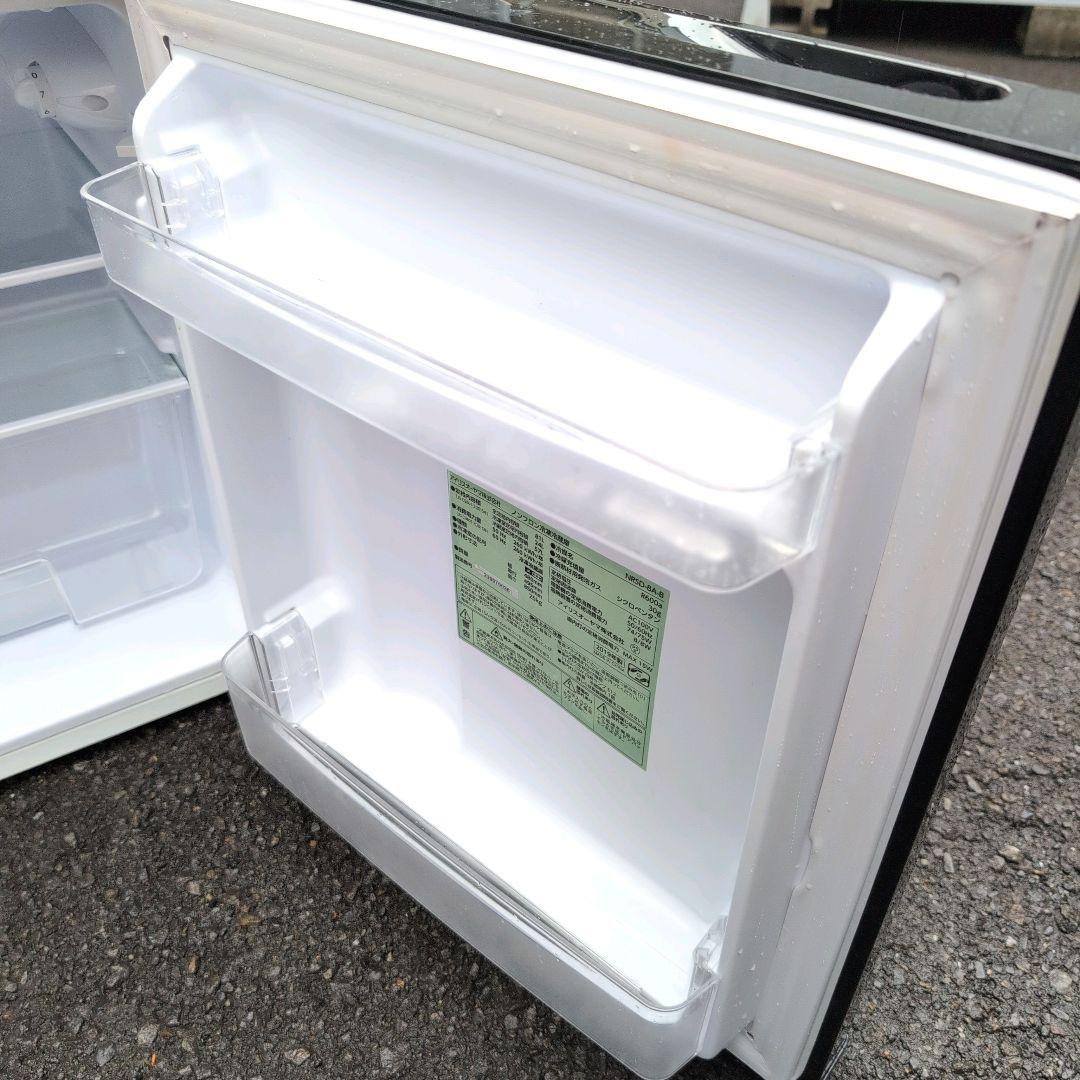 アイリスオーヤマ 2ドア 冷凍 冷蔵庫 NRSD-8A-B 81L 2