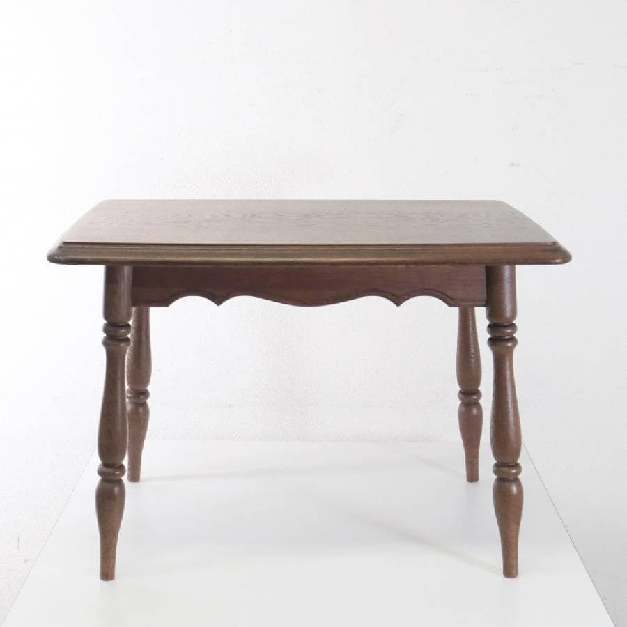 カリモク家具 コロニアル リビングテーブル 幅67cm ブナ材 ウォールナット色