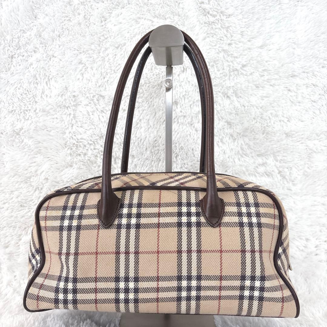 BURBERRY BLUE LABEL ミニボストン ノバチェック 三陽商会