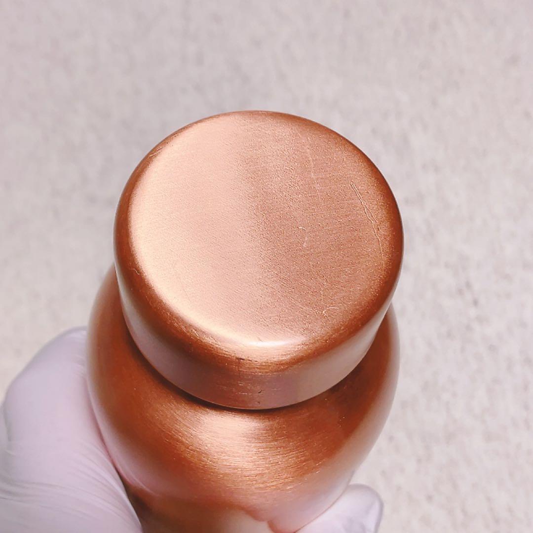 ヨガに♡新品未使用 純銅製 水ボトル 水筒 インド製 プレーンカラー