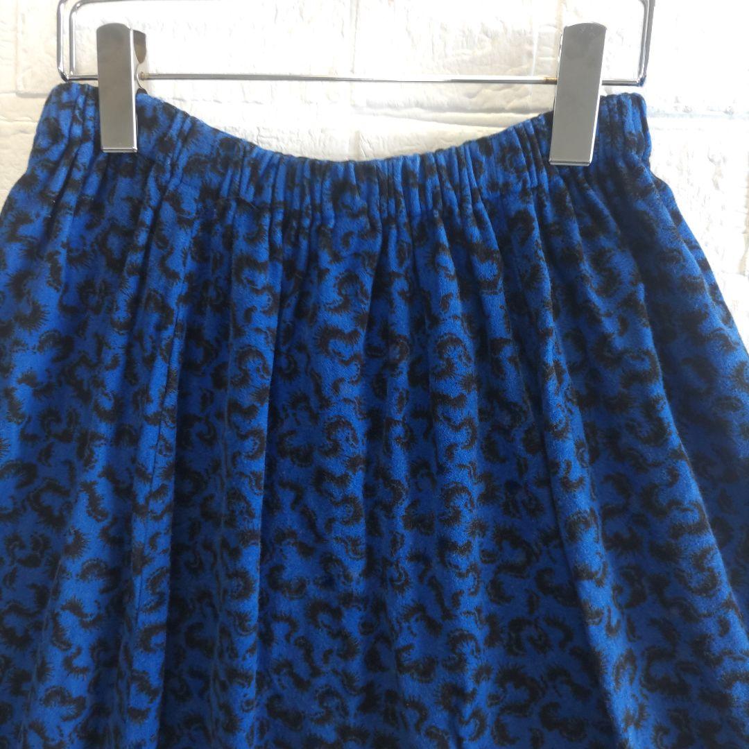 専用✨コムデギャルソン　コムコム　総柄　スカート AD2007 青　ブルー