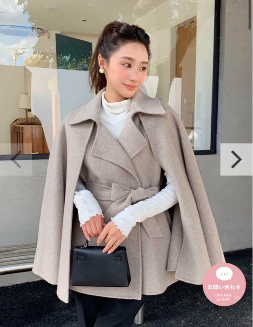 バースデーバッシュ ALETTA 3WAY CAPE COAT