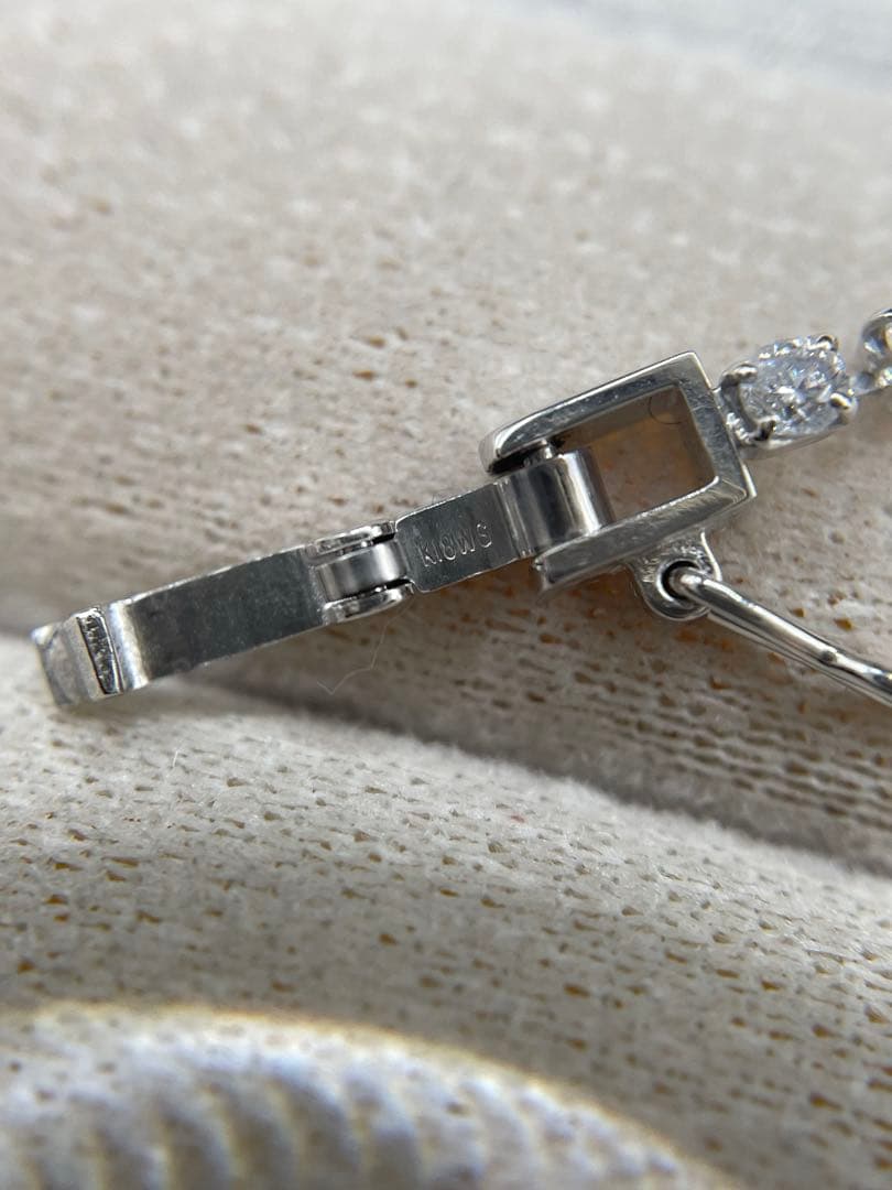 専用JL167★高級 ダイヤモンド2.06ct K18WG ラインブレスレット