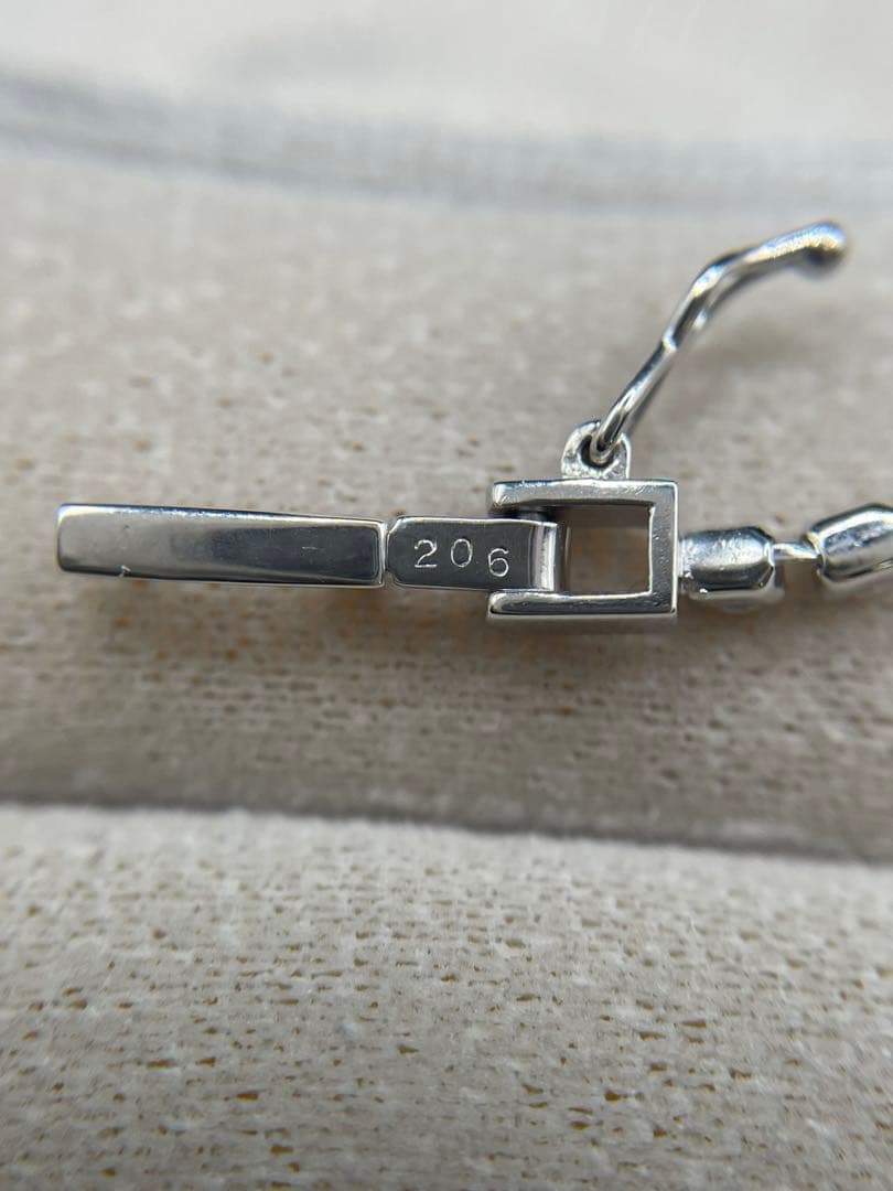 専用JL167★高級 ダイヤモンド2.06ct K18WG ラインブレスレット