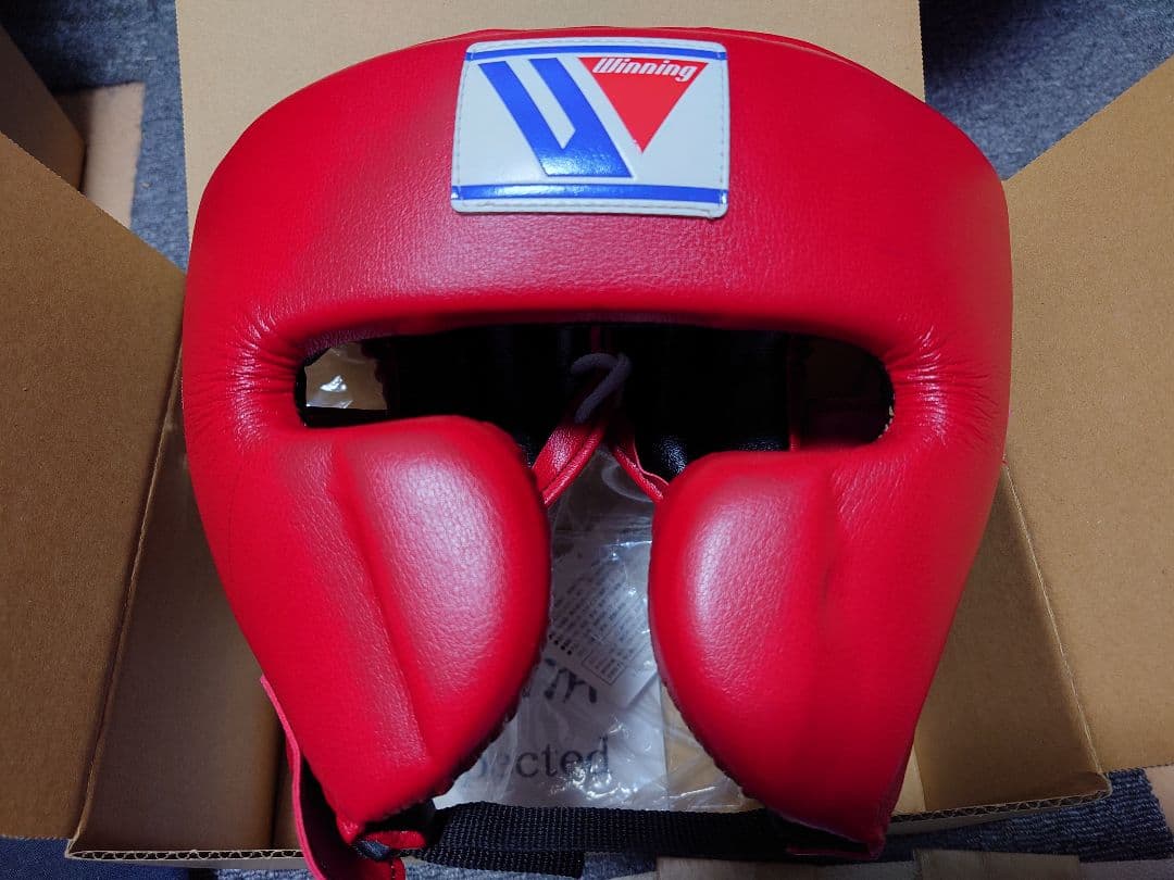 Winning ヘッドギア レッド FG-2900 - メルカリ