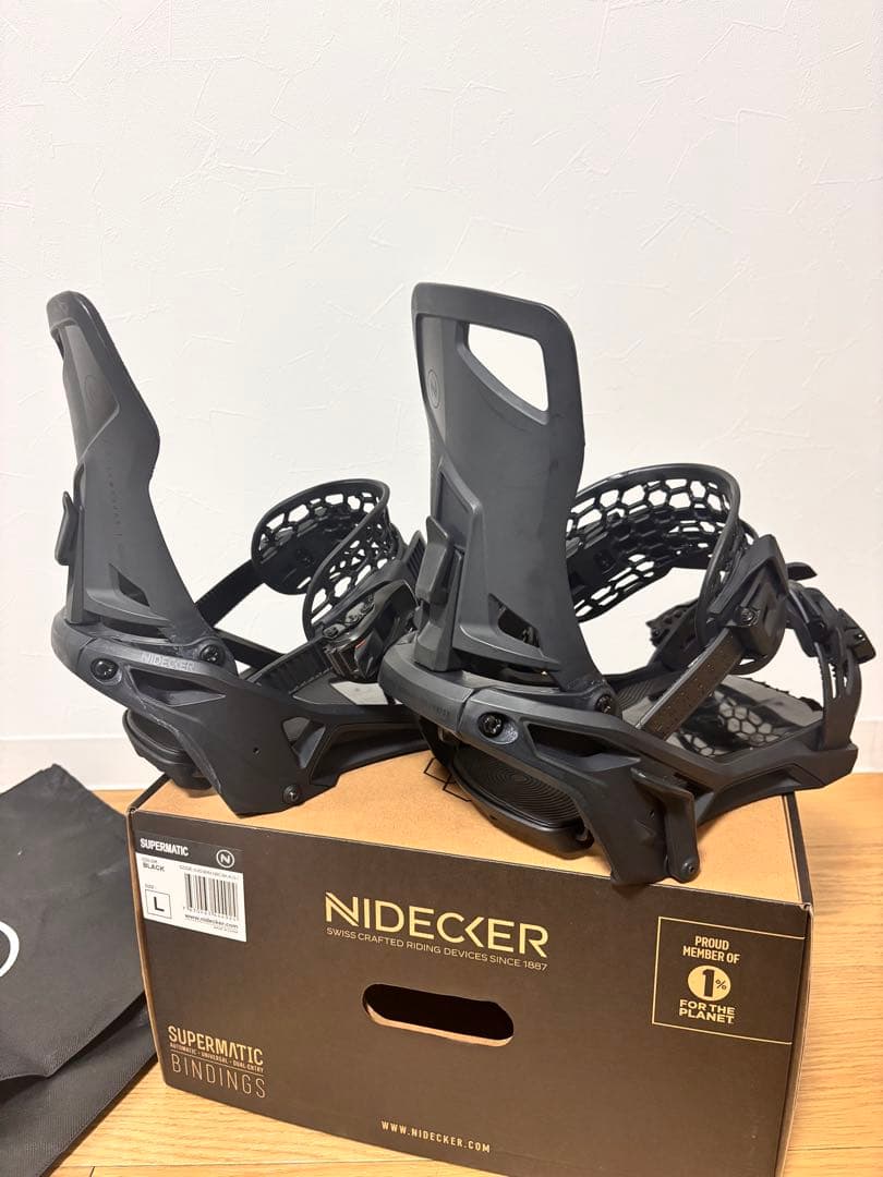 NIDECKER SUPERMATIC ビンディング Lサイズ ブラック