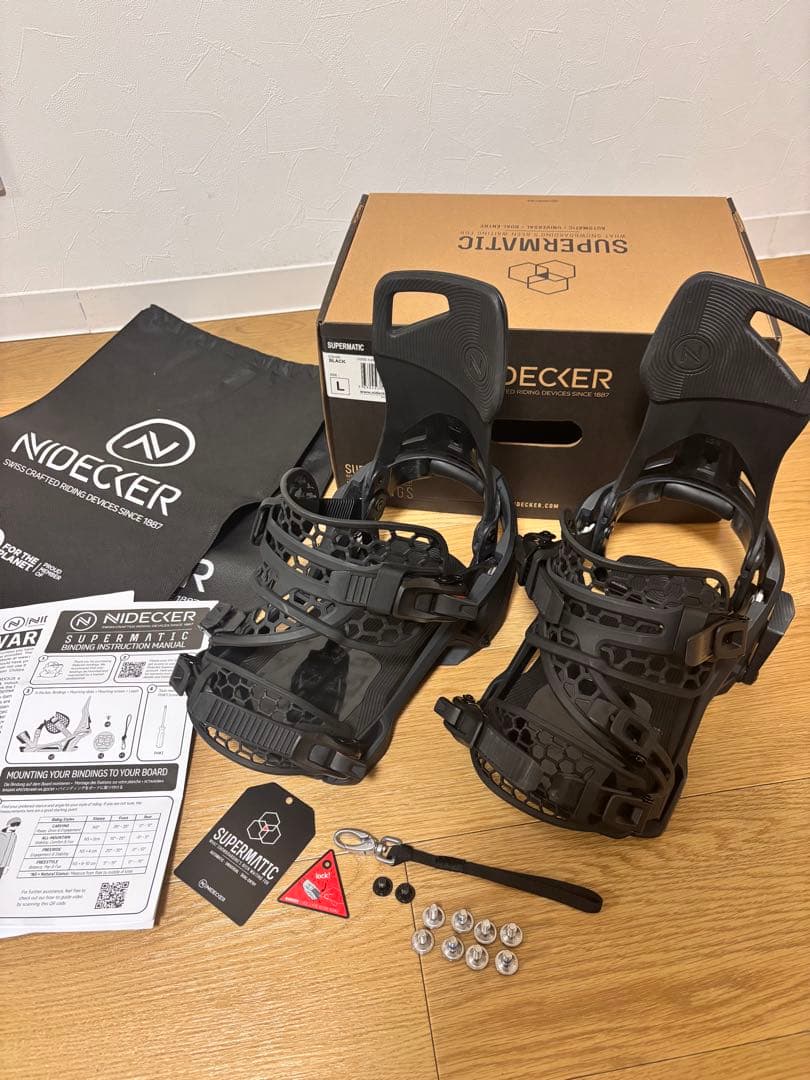 NIDECKER SUPERMATIC ビンディング Lサイズ ブラック